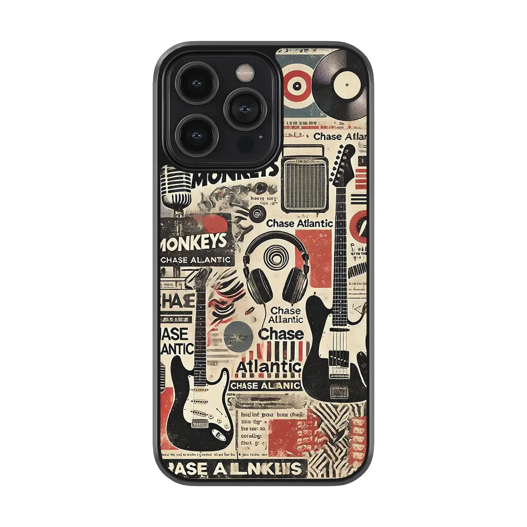 Arctic Reverb Collage Glass Case