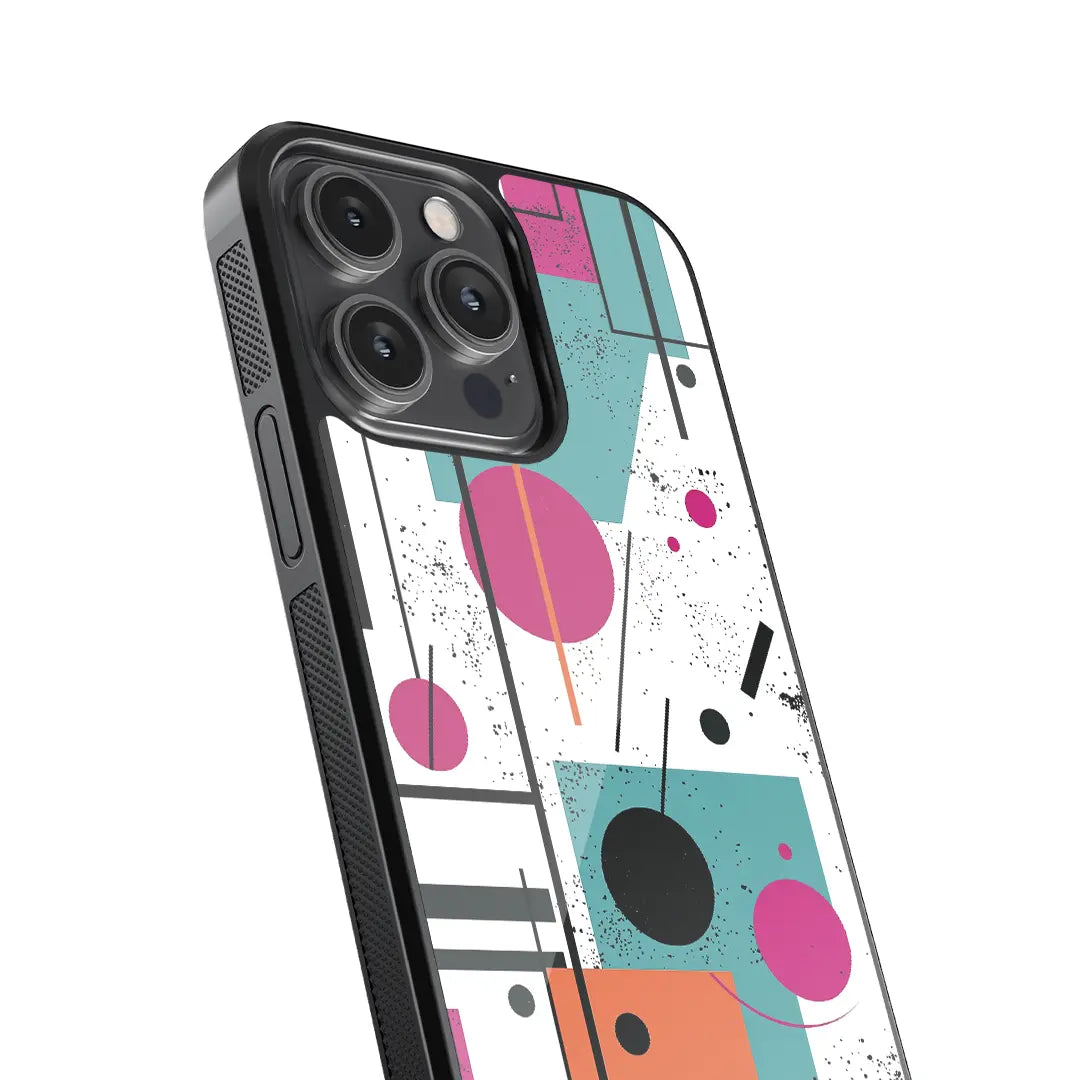 RetroTech Geometry Glass Case