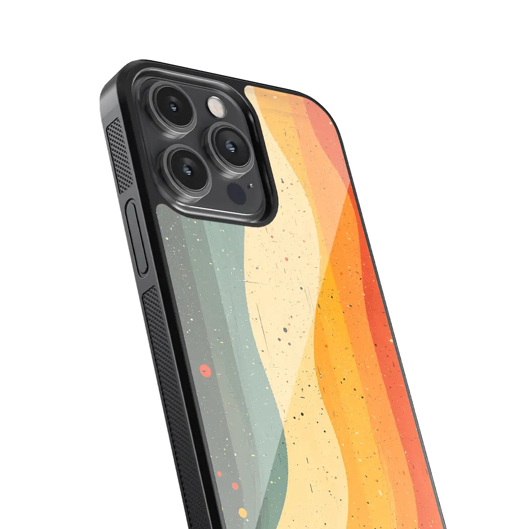 Retro Groove Glass Case