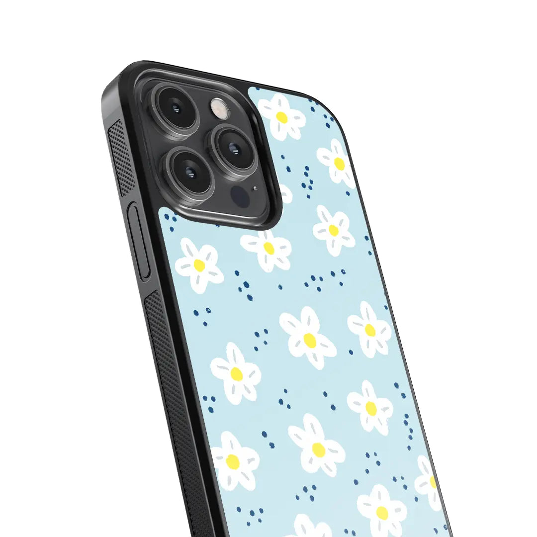Azure Blossom Reverie Glass Case