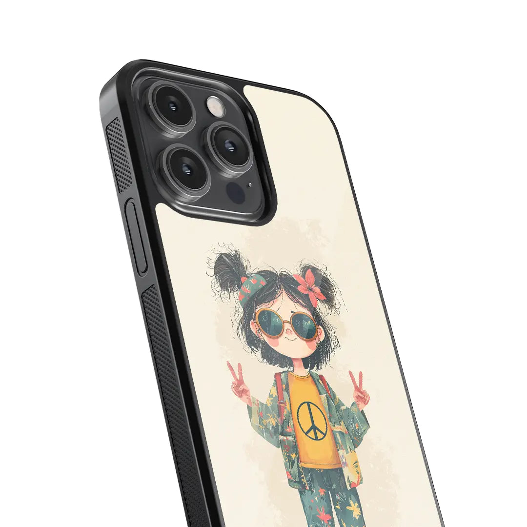 Peace Vibes Glass Case