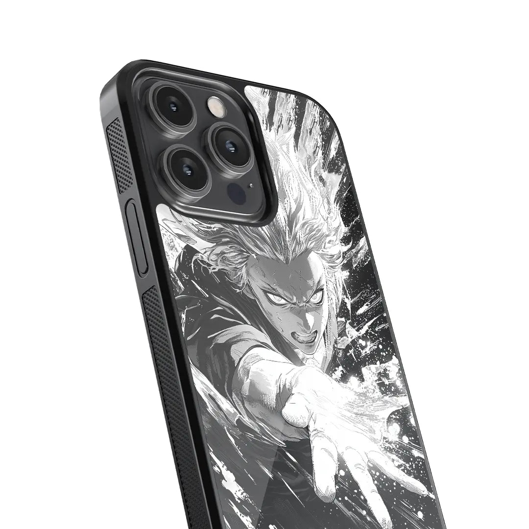 Monochrome Vortex Vanguard Glass Case