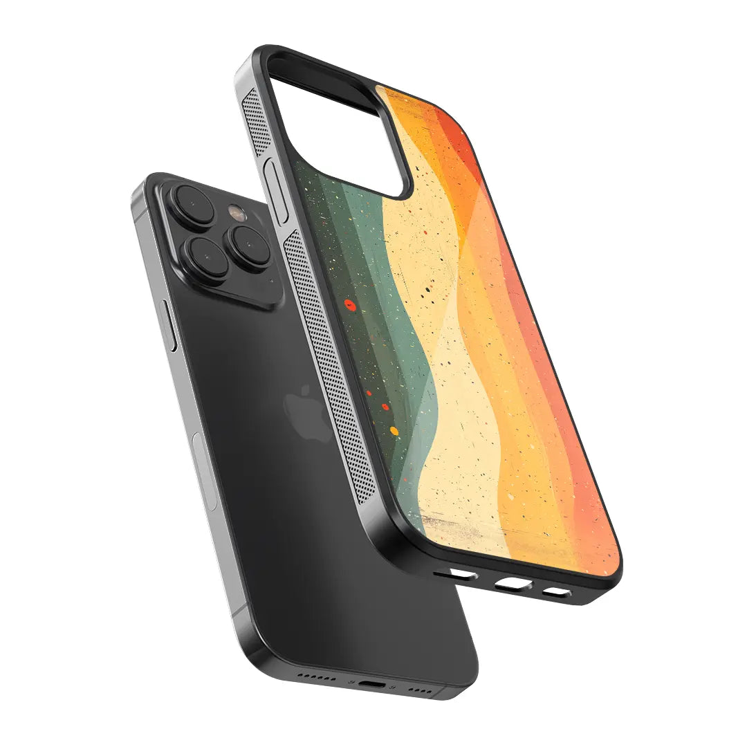 Retro Groove Glass Case