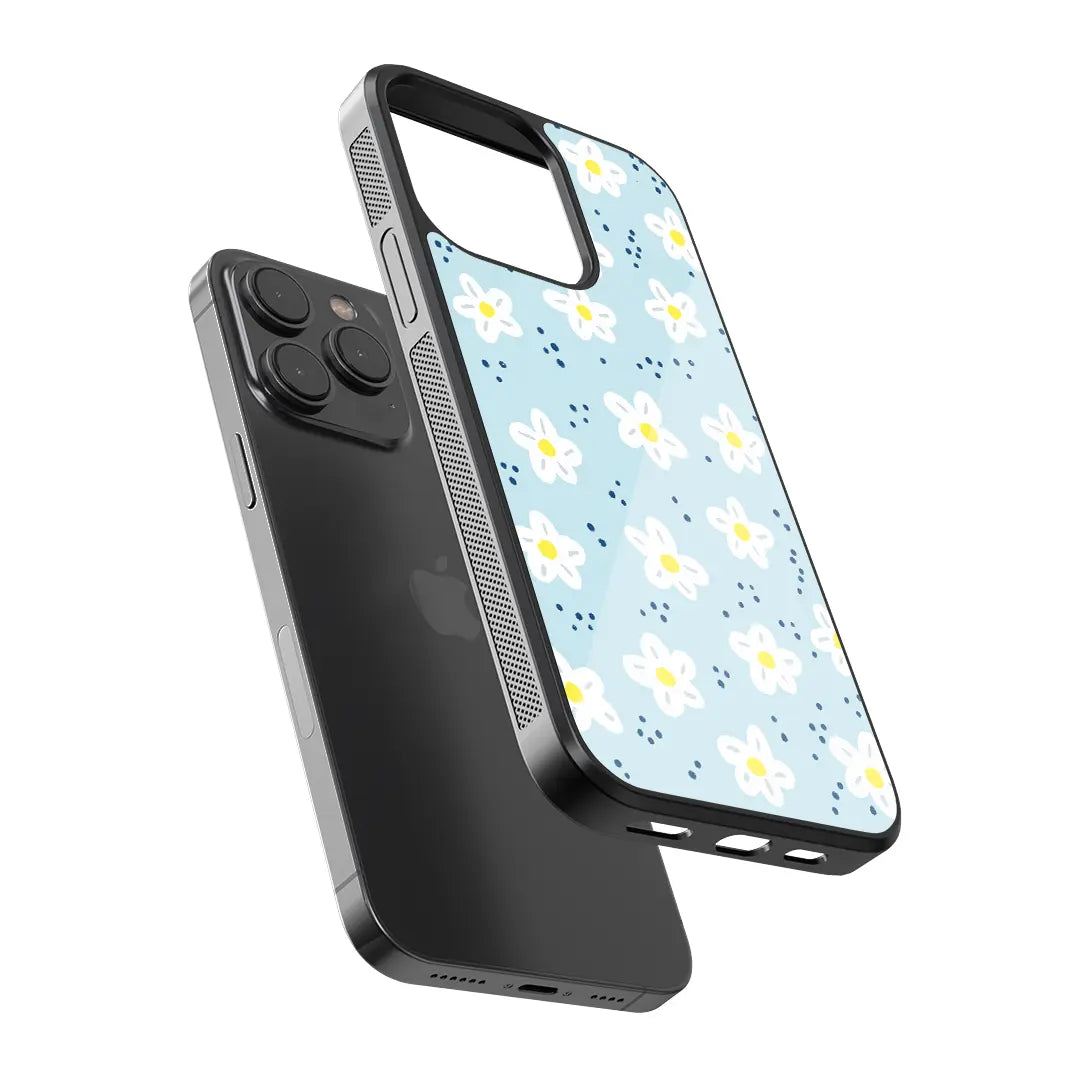 Azure Blossom Reverie Glass Case