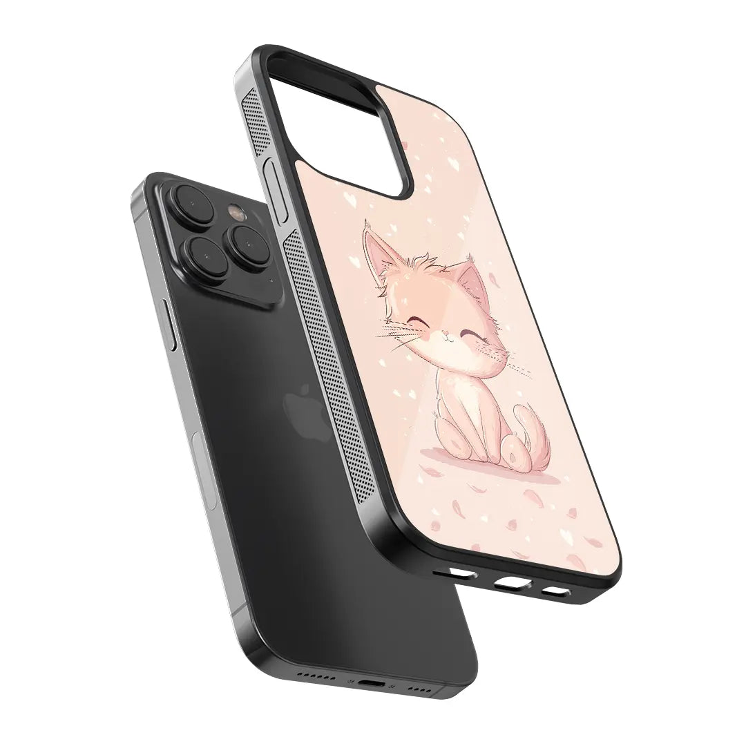 Purrfect Love Glass Case