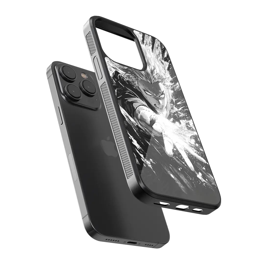 Monochrome Vortex Vanguard Glass Case