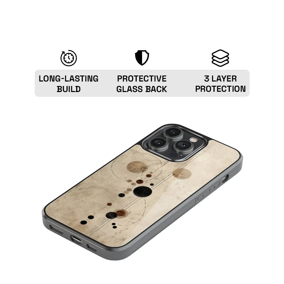 Orbit Lines Glass Case