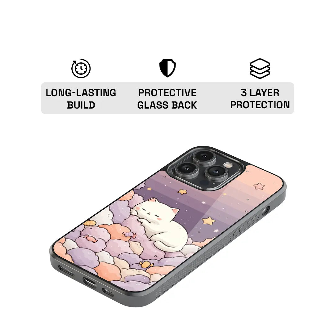 Cloud Catnap Glass Case