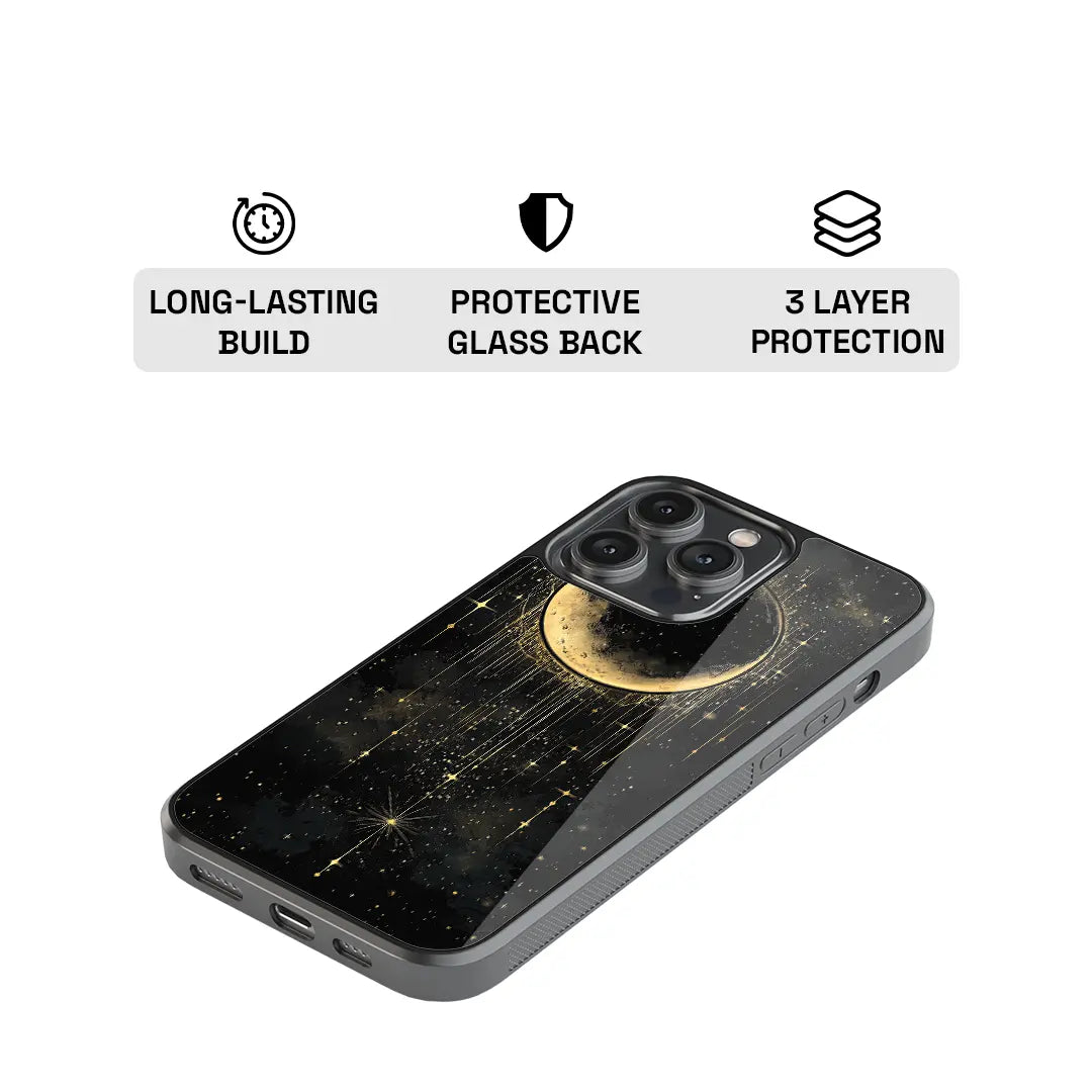 Lunar Gold Veil Glass Case
