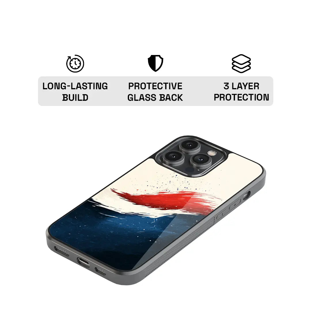 Patriot Wave Glass Case