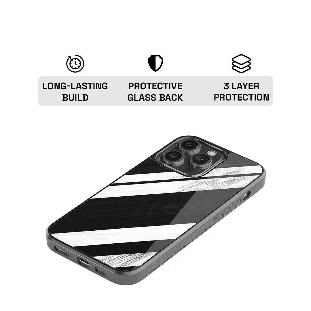 Minimalist Stripes Glass Case