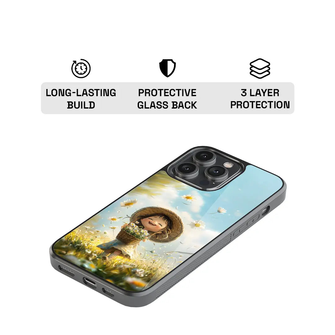 Blissful Bloom Glass Case