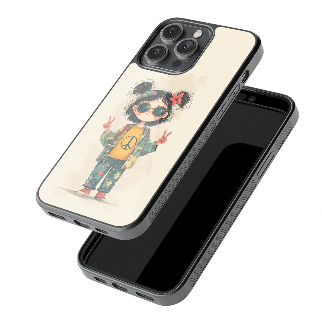 Peace Vibes Glass Case