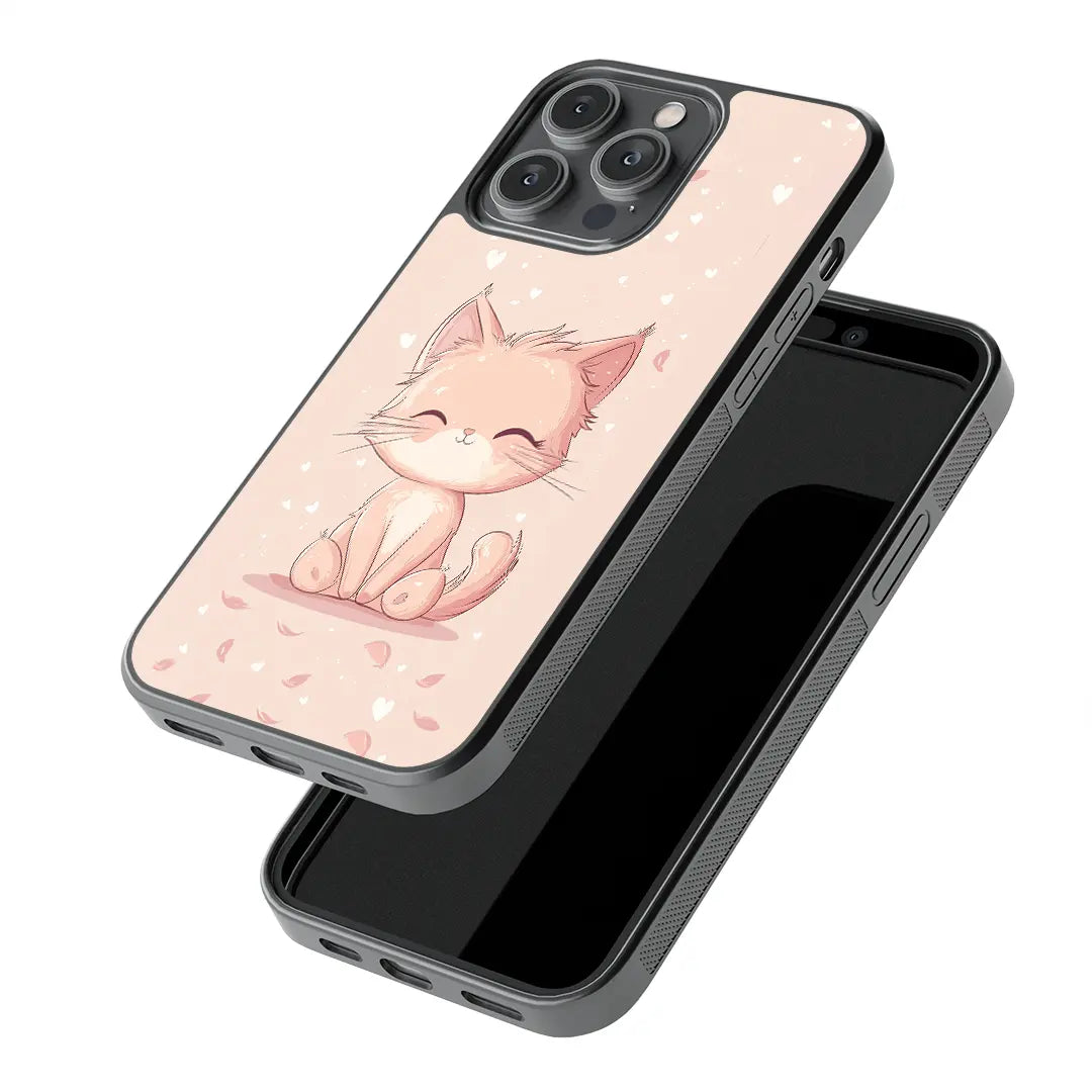 Purrfect Love Glass Case