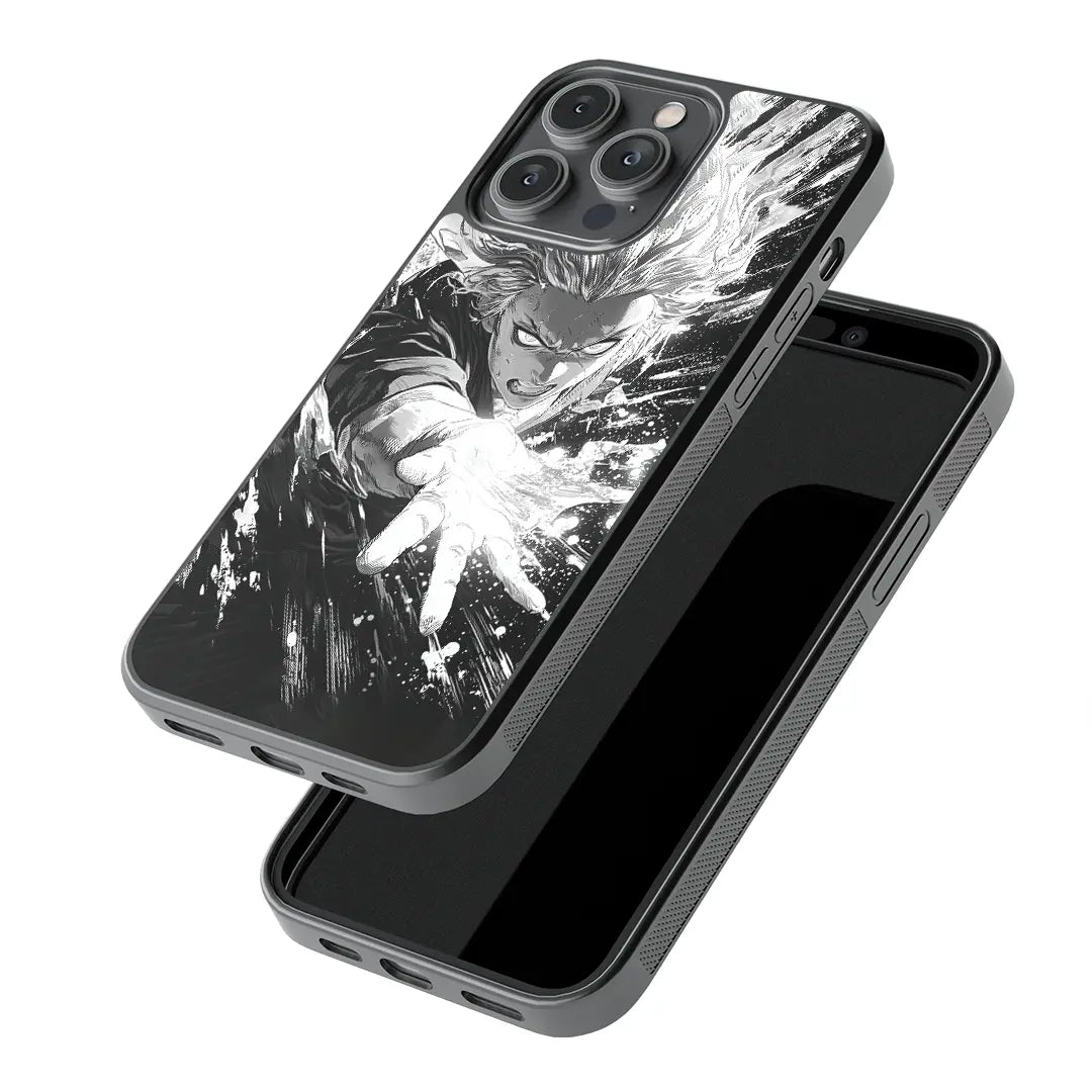 Monochrome Vortex Vanguard Glass Case